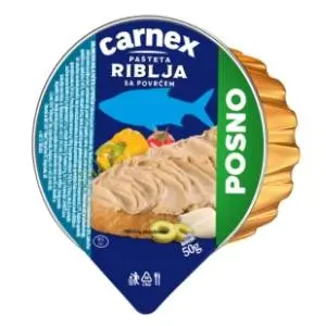 Pašteta CARNEX riblja sa povrćem 50g slide slika