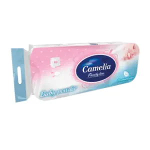 Toalet papir CAMELIA baby powder 3sloja 10kom slide slika