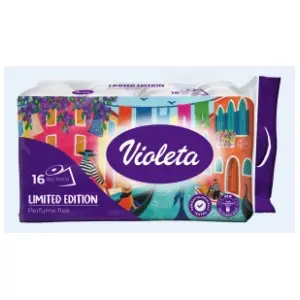 Toalet papir VIOLETA limited edition 3sloja 16kom slide slika