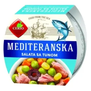 Tunjevina CERIO mediteranska salata 160g slide slika