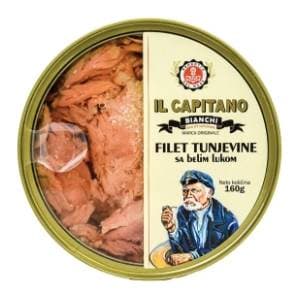 Tunjevina IL CAPITANO fileti sa belim lukom 160g slide slika