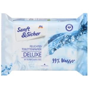 Vlažni toaletni papir SANFT&SICHER 99% vode 50kom slide slika