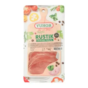 YUHOR Rustik svinjska pršuta slajs 100g slide slika
