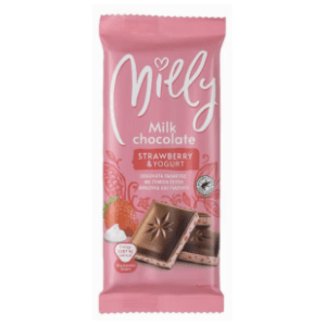 Čokolada MILLY jagoda i jogurt 100g slide slika