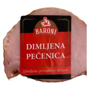 Dimljena pečenica BARONI 300g slide slika