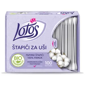 Štapići za uši LOTOS 100kom slide slika