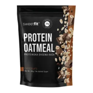 SWEETFIT proteinska ovsena kaša crna čokolada 80g slide slika