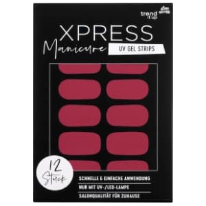 TREND IT UP Xpress manicure UV gel folije 110 berry 12kom slide slika