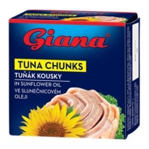 Tunjevina GIANA komadi u suncokretovom ulju 80g slide slika
