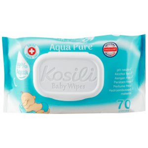 Vlažne maramice KOSILI aqua pure 70kom slide slika