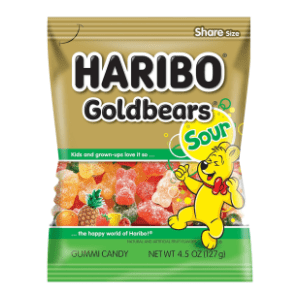 Gumene bombone HARIBO Goldbears sour 100g slide slika