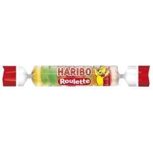 Gumene bombone HARIBO Roulette tutti frutti 25g slide slika