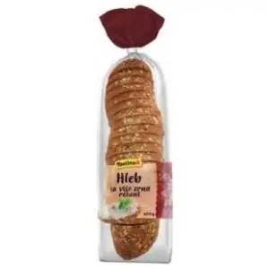 Hleb TASTINO više vrsta zrna rezani 450g slide slika