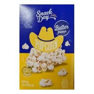 Kokice SNACK DAY za mikrotalasnu maslac 3x100g slide slika