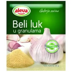 ALEVA Beli luk u granulama 25g slide slika