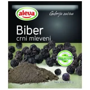 ALEVA Biber crni mleveni 20g slide slika