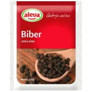 Biber u zrnu ALEVA 10g slide slika