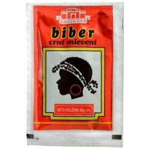 Biber UNIJAPAK crni mleveni 50g slide slika