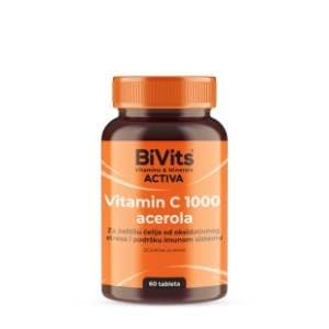 BIVITS vitamin C 1000 acerola 60kom slide slika