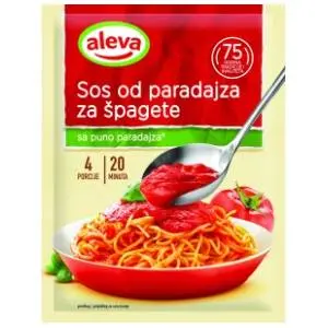 Dodatak ALEVA sos za špagete 85g slide slika