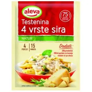 Dodatak ALEVA testenina 4 vrste sira 36g slide slika