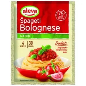 Dodatak ALEVA za špagete Bolognese 59g slide slika