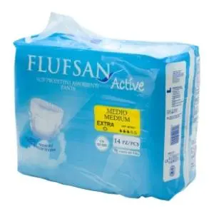 FLUFSAN active pelene gaćice za odrasle M 14kom slide slika