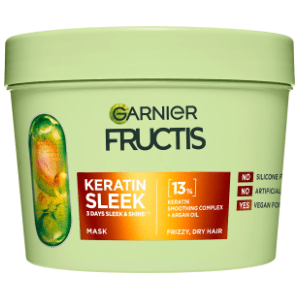 GARNIER Fructis keratin sleek maska za kosu 370ml slide slika