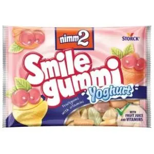 Gumene bombone NIMM2 Smile gummi jogurt 100g slide slika