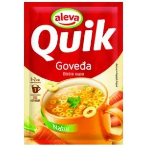 Instant supa QUIK Aleva natur goveđa 16g slide slika