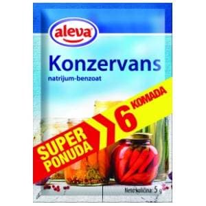 Konzervans ALEVA 6x5g slide slika