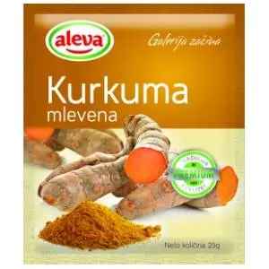 Kurkuma mlevena ALEVA 25g slide slika