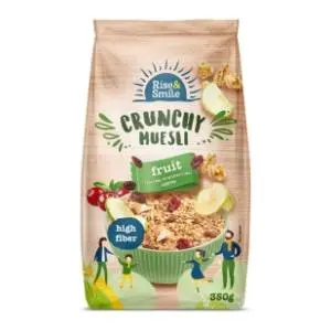 Musli RISE&SMILE Crunchy voće 350g slide slika