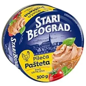 Pašteta STARI BEOGRAD pileća 300g slide slika