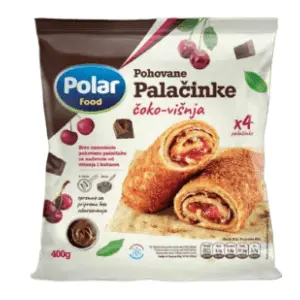POLAR FOOD pohovane palačinke čoko višnja 400g slide slika