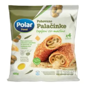 POLAR FOOD pohovane palačinke topljeni sir i masline 400g slide slika