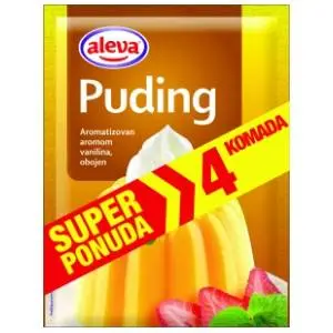 Puding vanila ALEVA 4x40g slide slika