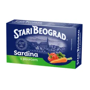 Sardina STARI BEOGRAD povrće 100g slide slika