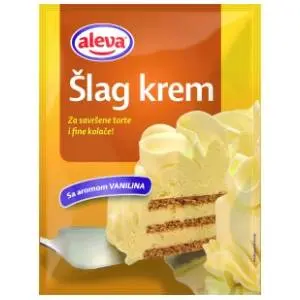Šlag krem vanila ALEVA 65g slide slika