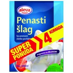Šlag pena ALEVA 4x40g slide slika