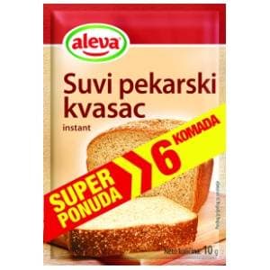 Suvi pekarski kvasac ALEVA 6x10g slide slika