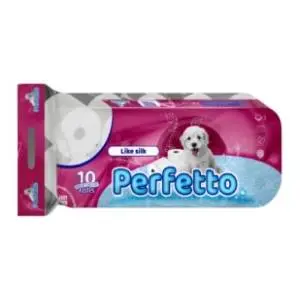 Toalet papir PERFETTO Like silk 3sloja 10kom slide slika