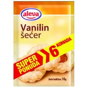 Vanilin šećer ALEVA 6x10g slide slika