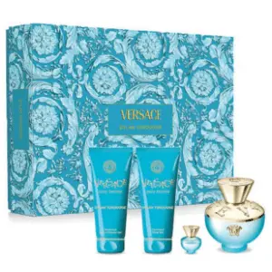 VERSACE set Dylan Turquoise slide slika