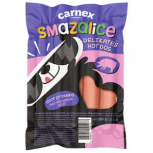 Viršla CARNEX delikates hot dog smazalice 205g slide slika