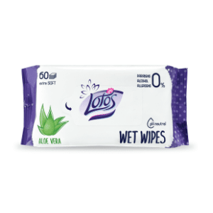 Vlažne maramice LOT0S aloe vera 60kom slide slika