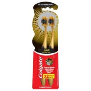 COLGATE Max white Charcoal gold četkica za zube 2kom slide slika
