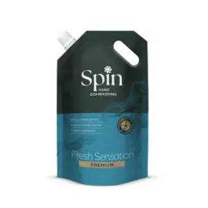 Deterdžent za posuđe SPIN Premium fresh sensation 1,2l slide slika