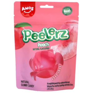 Gumene bombone AMOS Peelerz breskva 65g slide slika