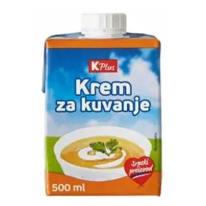 Krem za kuvanje K PLUS 500ml slide slika